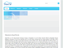 Tablet Screenshot of cloudtelbd.com